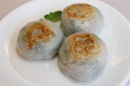 香煎韭菜粿（ニラ焼き餃子）105元