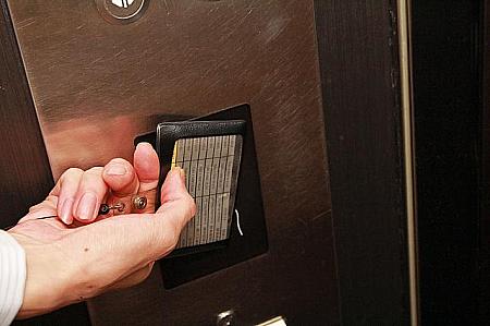エレベーターの作動にはカードキーが必要となりますので、セキュリティー面では安心