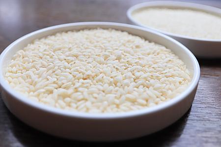 アクエレッロのお米は一粒一粒が大きい！
