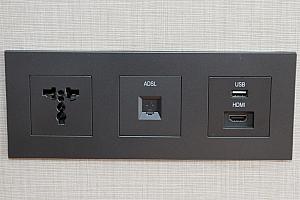 USB、HDMI、ADSLなどの差込口もあり！