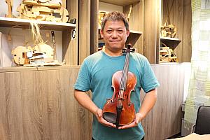 日本への留学経験のあるヴァイオリン職人さん