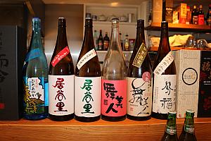 日本のお酒も用意しています