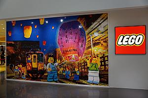 
巨大なレゴ壁画もあってレゴ好きにはたまらない♡