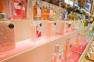 使用したロクシタンの製品はショップで即購入もOK　