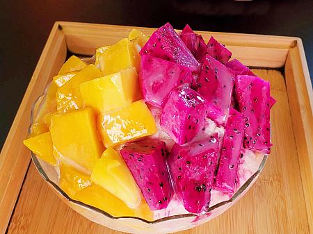 ナビのおすすめは、そのまま食べるかかき氷にのせる！