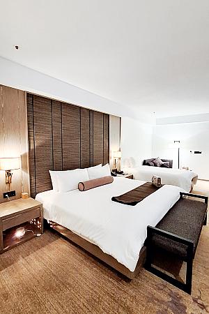 寝心地抜群のベッド。健康はよい睡眠から始まる！と体現しているお部屋♡