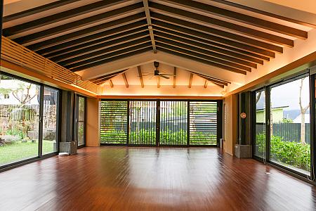 ヨガなどを体験できる「瑜伽亭」