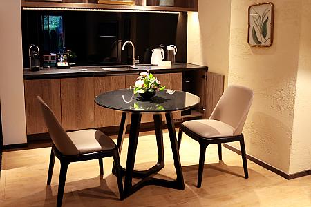 簡易キッチン＆ダイニングスペース