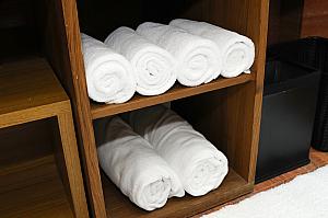 大中小と揃ったふわふわタオル