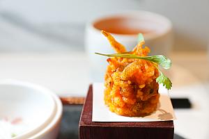 野菜と餅の天ぷら