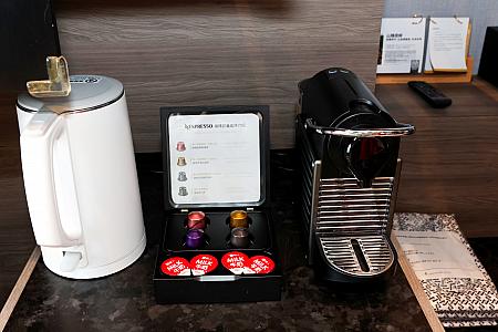 エスプレッソマシン付き