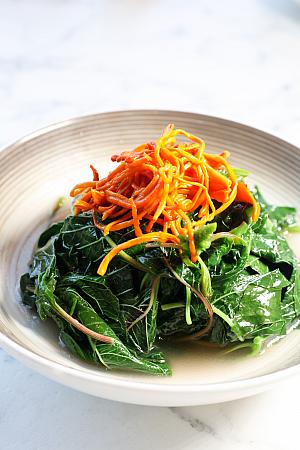 冬虫夏草のあっさり炒め