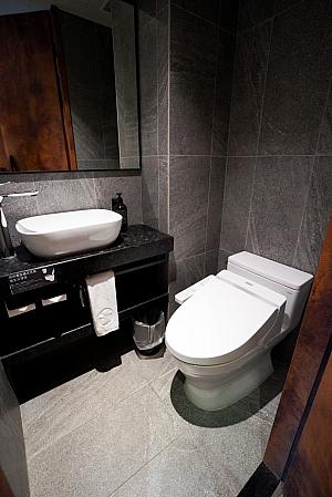 シャワー・トイレ・洗面台も室内に完備