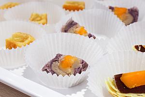どの商品も食べやすいように1/4ほどの大きさにカットしてくれています