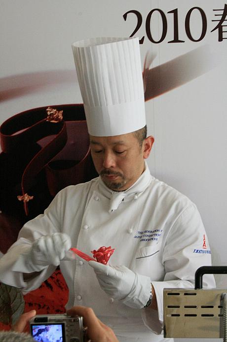 アメ細工のデモンストレーションも披露してくださいました！