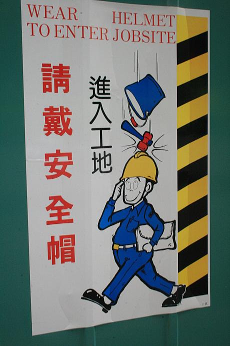 頭に物が落ちてきているのに、トボケタ表情をしています。