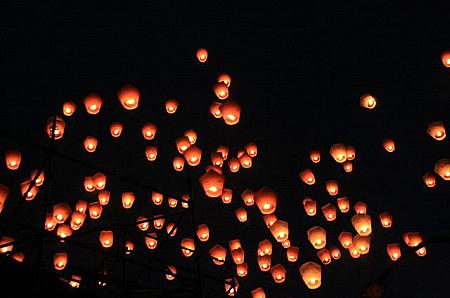 2011年「平渓天灯祭り」で、ランタン飛ばしてきました！