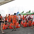 大佳河濱公園に到着するとレース間近のチームが最後の調整をしていました