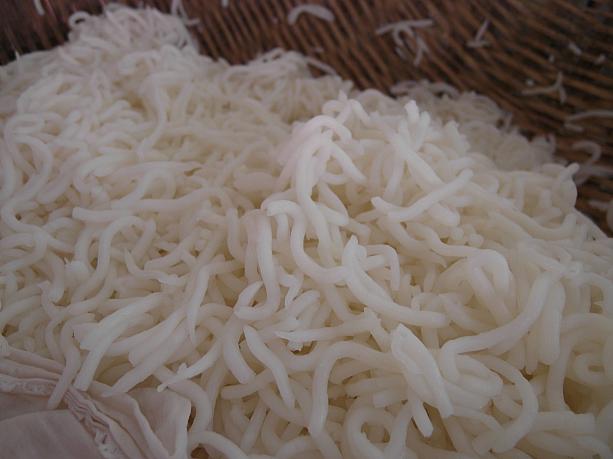 米苔目はお米から出来た麺！おいしそう♪