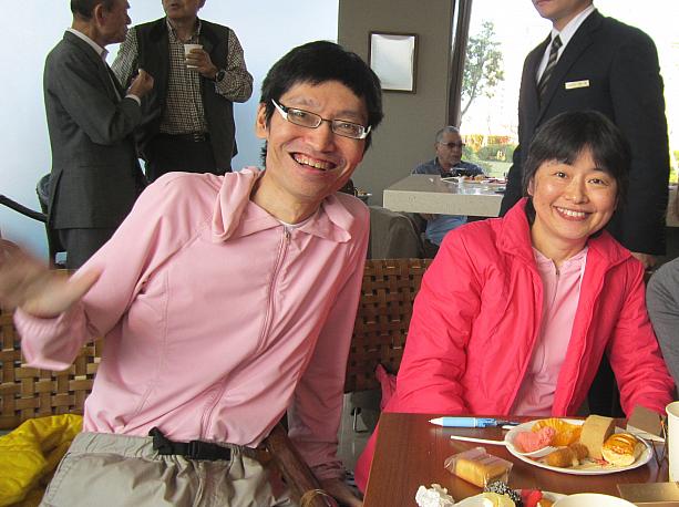 福岡から来られたこちらのカップル、なんと台北ナビの記事を見て初めての海外スティに台湾を選んだんですって。（ナビうれしいです＾＾