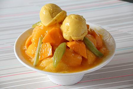 マンゴーかき氷