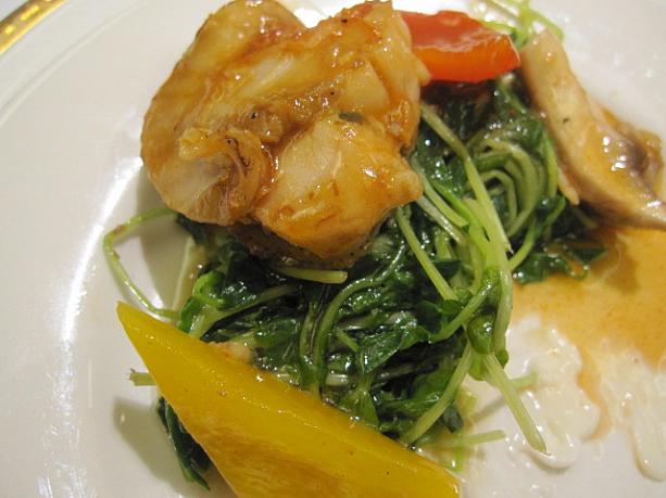 柔らかい帆立に、ソースとお野菜がベストマッチ！