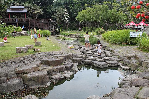 台北市客家文化園區。客家文化を知ることの出来る文化施設ですが、庭園が広くて穴場の和みスポット