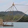 サオ族が魚釣りに使用する網