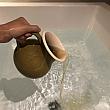 浴室には漢方+お茶の入浴剤が用意されていて、広い浴槽に浸かりながら旅の疲れを癒せました！