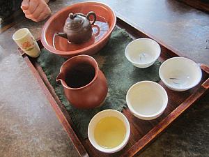 本格的な台湾茶芸も楽しめます