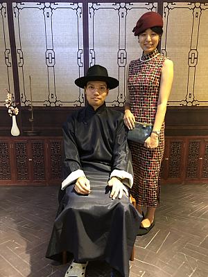お二人は台北にあるチャイナドレスレンタル店「念念留影館」でドレスを借りて参加しました！