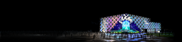 「TECH WORLD館(玉山テックパビリオン)」を再現！<br>Copyright©嘉義縣政府(2026台灣燈會在嘉義オフィシャルサイトより)