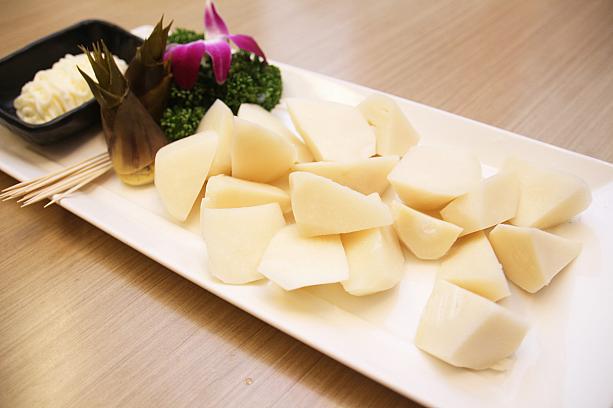 タケノコ「涼筍」は夏季限定。台湾のタケノコってなんでこんなに柔らかくて甘いのって思います。食べたことのない方は、ぜひご自分の舌で違いを味わってください！