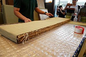日本統治時代に伝わった畳文化。今でも一定の需要があるそう
