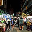 台湾に何度も来ているナビ友を連れて、台北市郊外にある蘆洲夜市に行ってきました。MRT中和新蘆線の三民高中駅を下車して路地の奥へ5分ほど歩いたところにあります