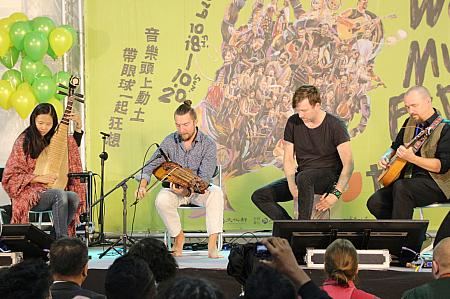 台湾の琵琶奏者鍾玉鳳氏とスウェーデン民族音楽バンドSOTALIのスペシャルユニット