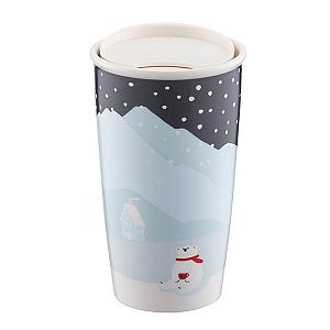 雪地北極熊雙層馬克杯  700元(12OZ)