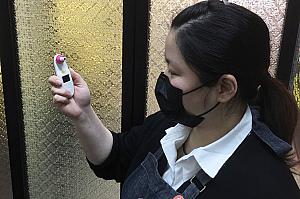 大春煉皂<br>スタッフのマスク着用、入店時の体温測定、アルコールによる手の消毒