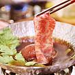 温物は日本産A5和牛トマトすき焼き鍋。すき焼きにトマトの酸味が加わり、さっぱりとしていました！