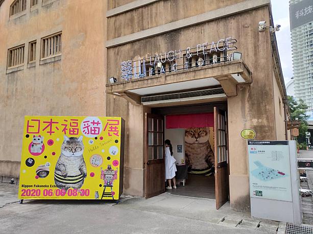 明日(6月6日)から「華山1914文化創意園區 東3館 Laugh&Peace Factory」で開催される「日本的福貓展 貓所在的街道」のプレビュー会に行ってきました