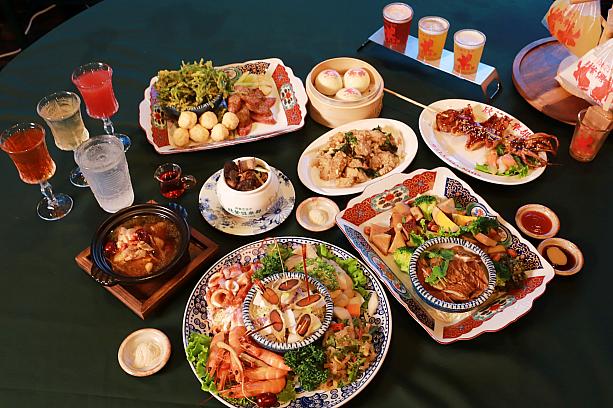 いただけるのはもちろん、「欣葉」お得意の台湾料理。「酒家菜」という、かつて接待用の高級料亭で提供されていた料理や小吃店・屋台などで気軽に食べられている馴染みの品が「欣葉」流にアレンジされてテーブルに並びます。