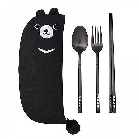 酷黑熊隨行餐具組$580