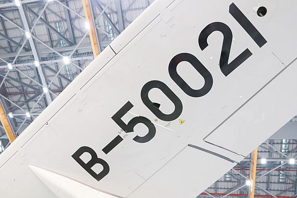 もう1つ気になったのが、「B-50021」の文字。これは飛行機1つ1つにつけられている機体記号で、中国語の「我愛你(520)」に因んだ数字の語呂合わせからきているそう。