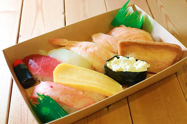 「超值競選餐盒」はくら寿司でおなじみのお寿司が9個入ったセット！
