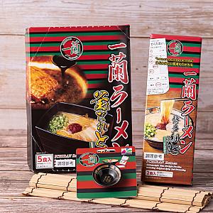 ⑥一蘭拉麵-釜醬汁(5入り)＋博多細麵(2入り)＋官方一蘭拉麵3D造型悠遊卡1,499元