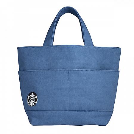 蒼青藍女神帆布提袋(20×12×22 cm/持ち手28.5×3 cm)$550