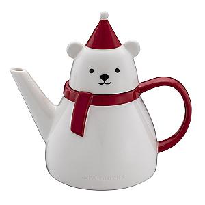 紅帽圍巾熊茶壺(591ml)$1,400