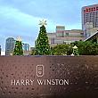 「HARRY WNSTON」が協賛しているクリスマスツリーはまだ準備中！