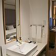 ホテルグレイスリー台北最大の特徴は、洗面台と……