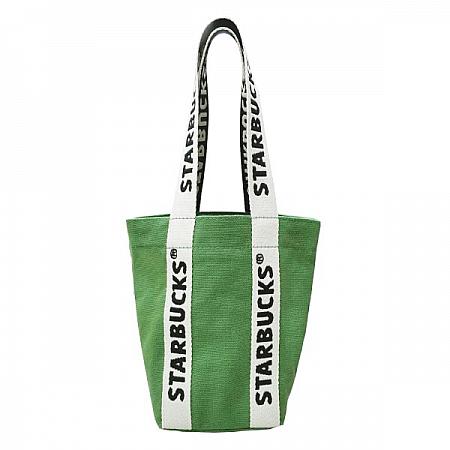 盎然綠品牌隨行杯袋(10×10×18.5、持ち手32×2.5cm)$300